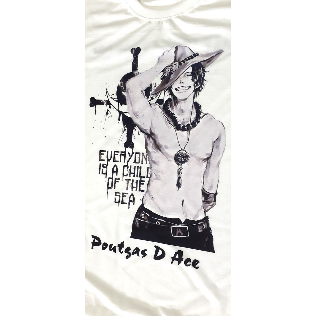Áo thun ONE PICE ACE in 2 mặt Nam Nữ