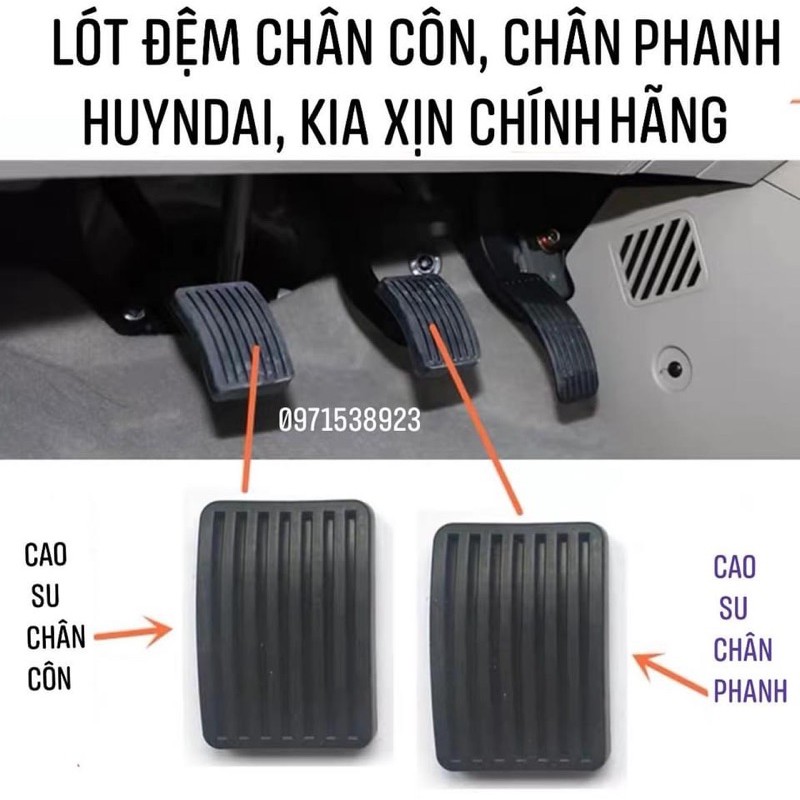 lót đệm chân côn chân phanh kia moning. huyndai i10, getz. kia caren. v.v.v xịn chính hãng (1cái)