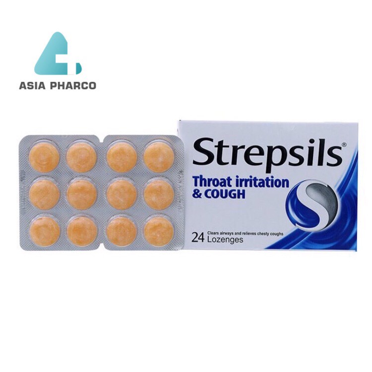 Strepsils giúp giảm ho và khó chịu vùng họng