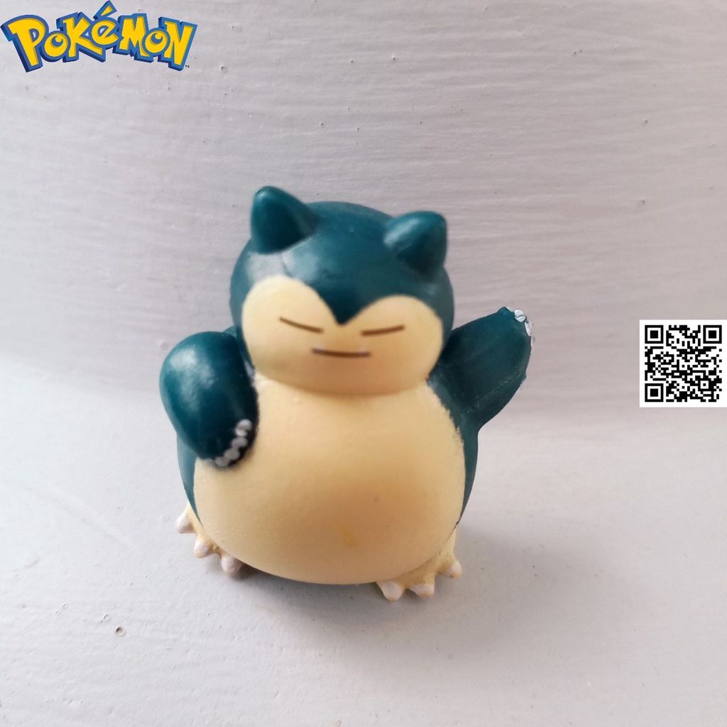 1700 Mô hình gấu Snorlax kabigon anime Pokemon nhiều tư thế chính hãng có mã Nitendo