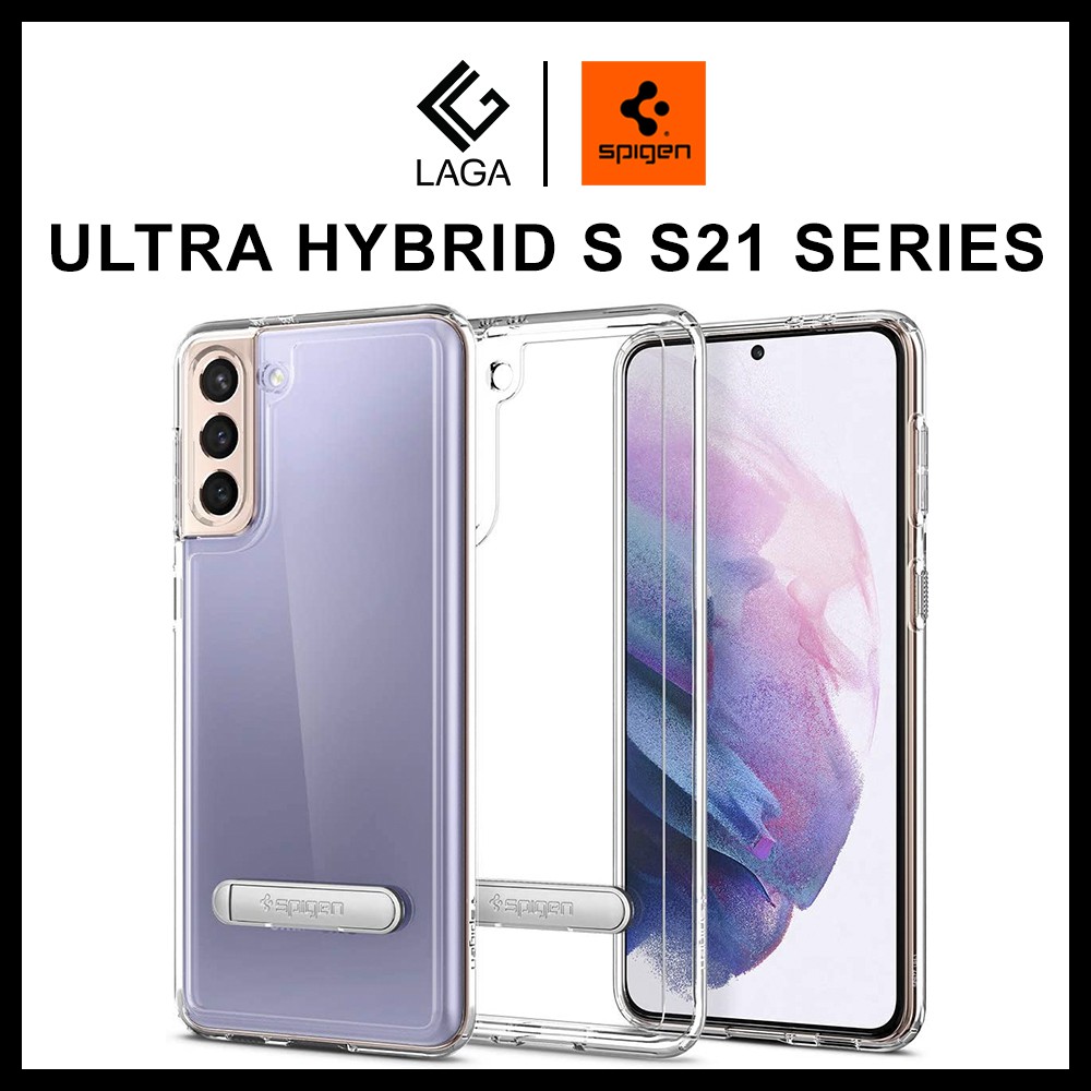 Ốp Lưng Spigen Ultra Hybrid S Samsung Galaxy S21 Ultra / S21 Plus 5G - Chống Sốc Chuẩn Quân Đội Mỹ