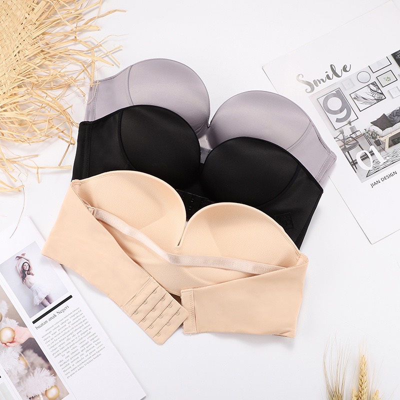 Áo Lót Nữ Không Dây Chống Tụt Đai Nâng Cài Trước Siêu Hot
