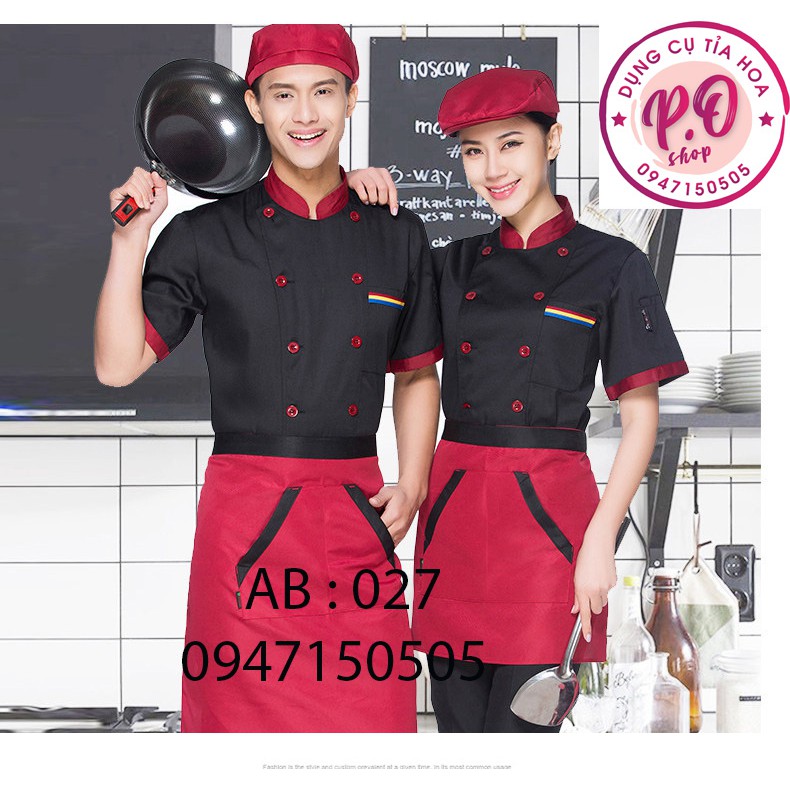 Đồng phục đầu bếp,áo bếp giá rẻ cho nhà hàng