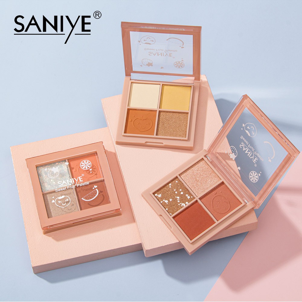 Bảng Phấn Trang Điểm Mắt SANIYE E0430 4 Màu Chống Thấm Nước 3.2g | BigBuy360 - bigbuy360.vn