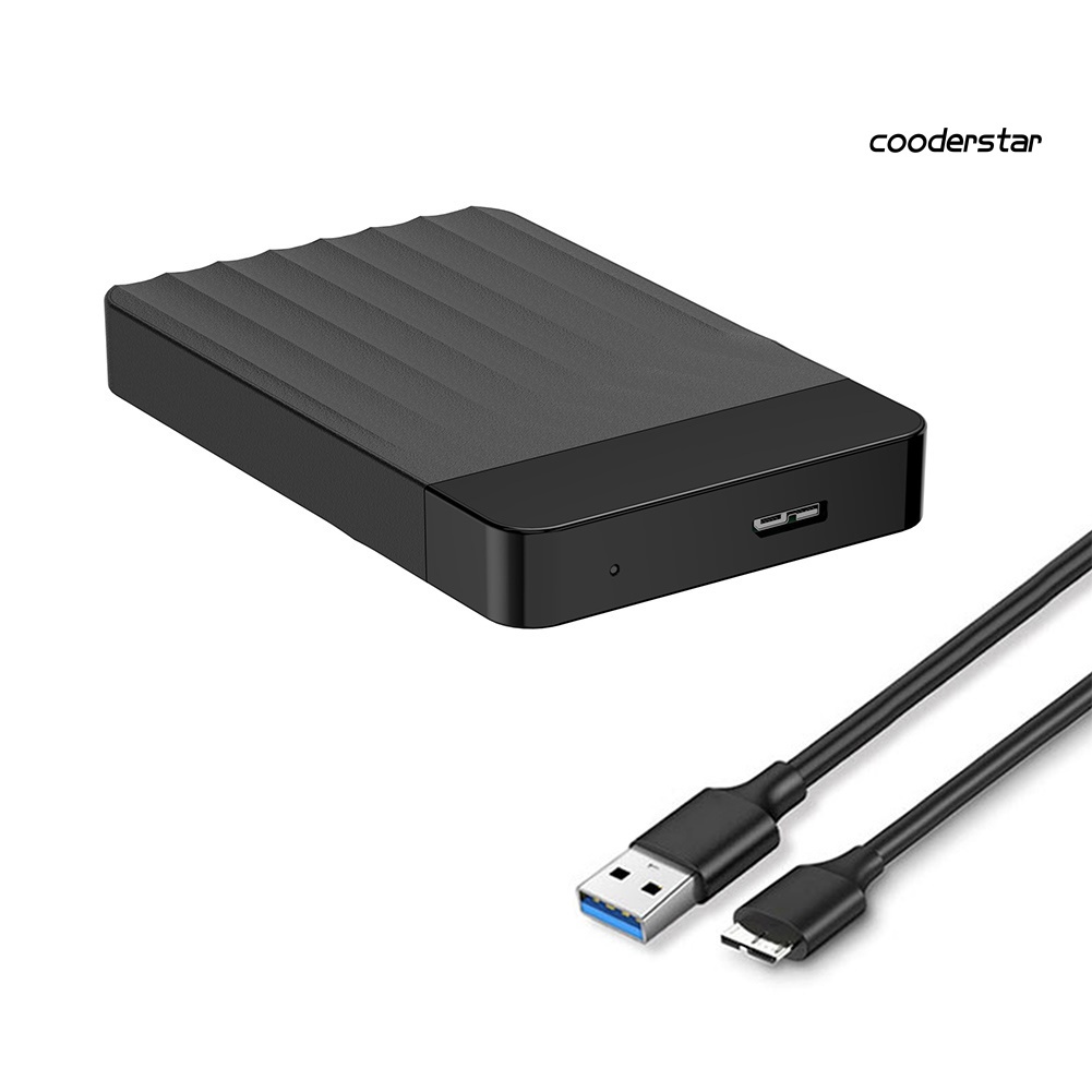 COOD-st USB 3.0 2.5inch SATA External Enclosure Silicone Protection Hard Drive Disk Box