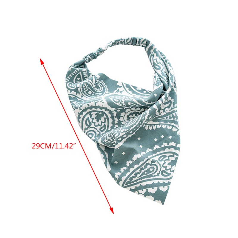 Băng Đô Co Giãn In Họa Tiết Hoa Phong Cách Boho Cổ Điển Dành Cho Đầu Bếp