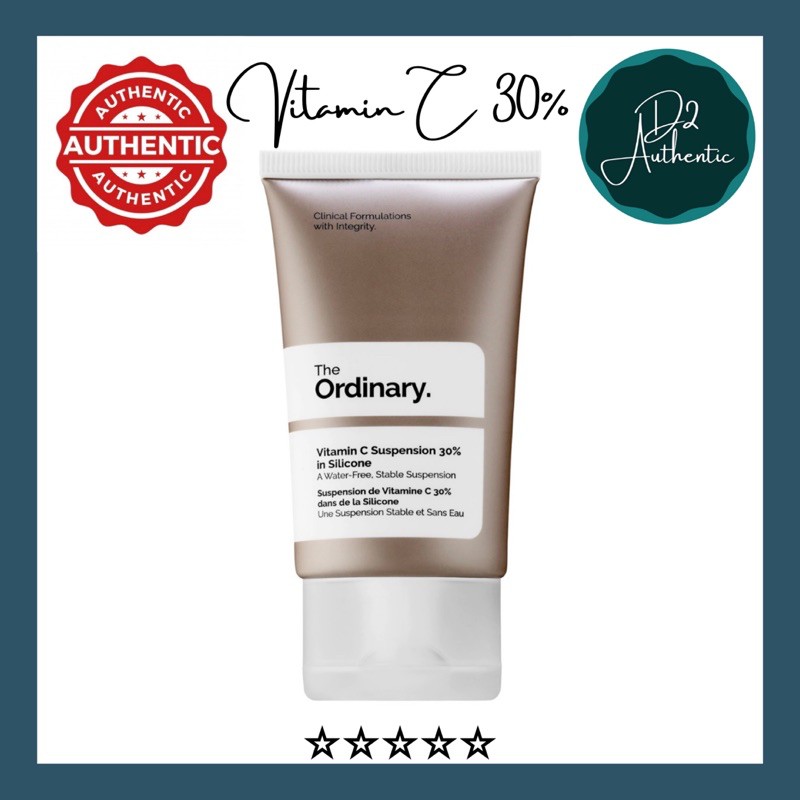 [Auth-kèm bill] Kem dưỡng sáng da Vitamin C Suspension 30% in Silicone - The Ordinary