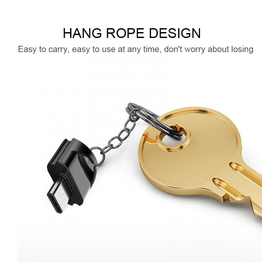 Đầu Đọc Thẻ Nhớ USB 3.0 Loại C Sang Micro-SD TF OTG Cho Laptop Samsung Huawei