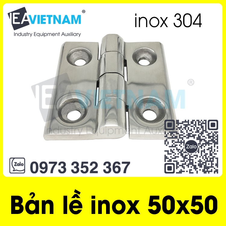Bản lề inox 304 40x40 50x50 60x60 / Bản lề thép không gỉ CL218 - 1 2 3