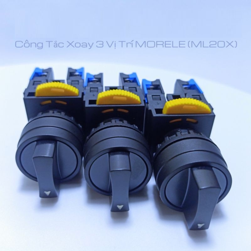 Chuyển mạch 3 vị trí, Công tắc xoay 3 phi 22 Morele ML20X