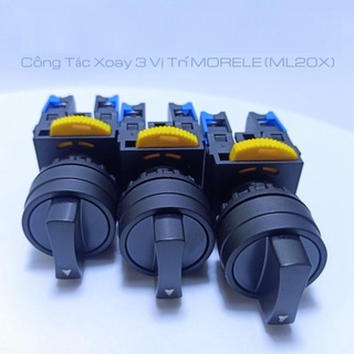 Chuyển mạch 3 vị trí, Công tắc xoay 3 phi 22 Morele ML20X
