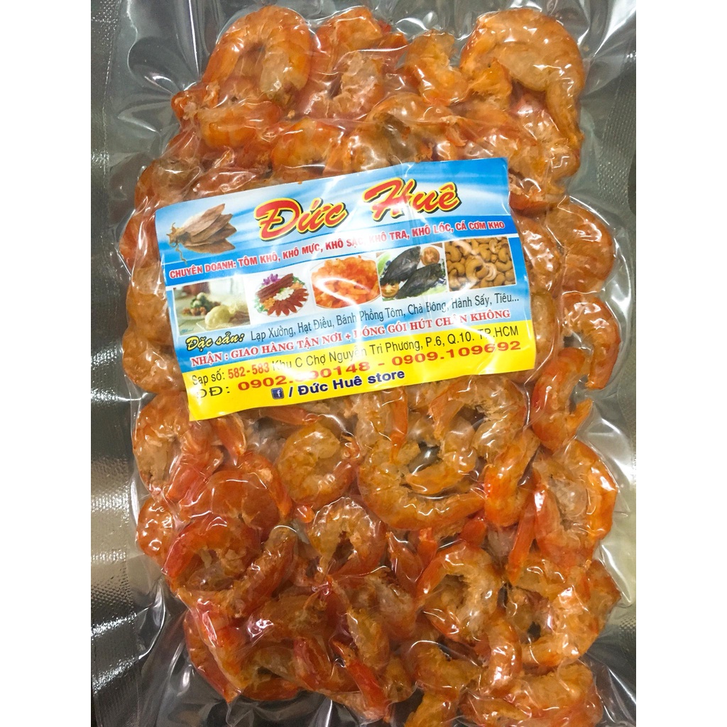 Tôm khô (tôm đất) Cà Mau ngon, ngọt, sạch 500g - Đức Huê Store