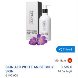 Sữa tắm trắng Skin ACE