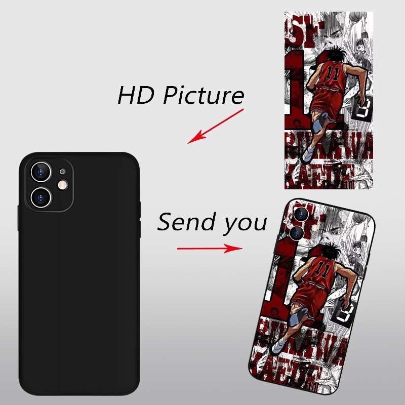 Ốp Điện Thoại Mềm Hình Slam Dunk Cho IPhone 13 12 11 Pro ProMax Mini 5 5S 6 6s 7 8 SE 2020 Plus X XS XR XSmax