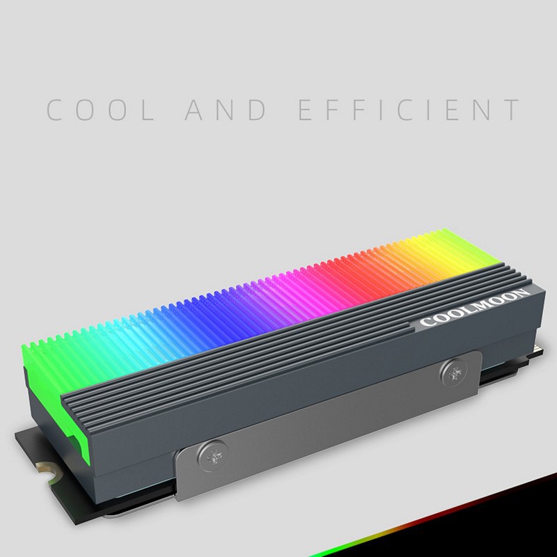 Tản Nhiệt  Led RGB Coolmoon CM-M73S cho ổ cứng SSD M2 2280