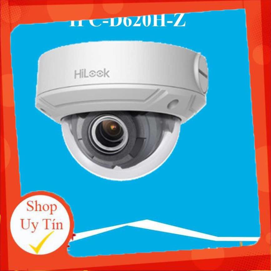 Camera IP hồng ngoại 2.0 Megapixel HILOOK IPC-D620H-Z - Thay đổi tiêu cự - Hỗ trợ khe cắm thẻ nhớ - Hàng chính hãng