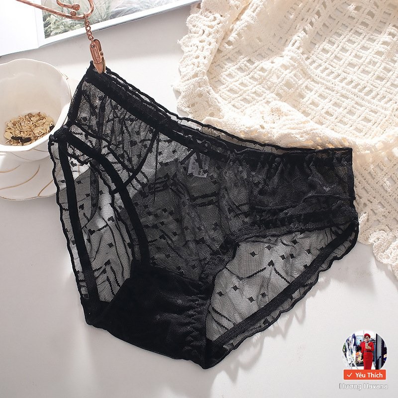  Quần lót ren nơ HAVANA xuyên thấu sexy- quần chip nữ freesize FLQ36 | BigBuy360 - bigbuy360.vn