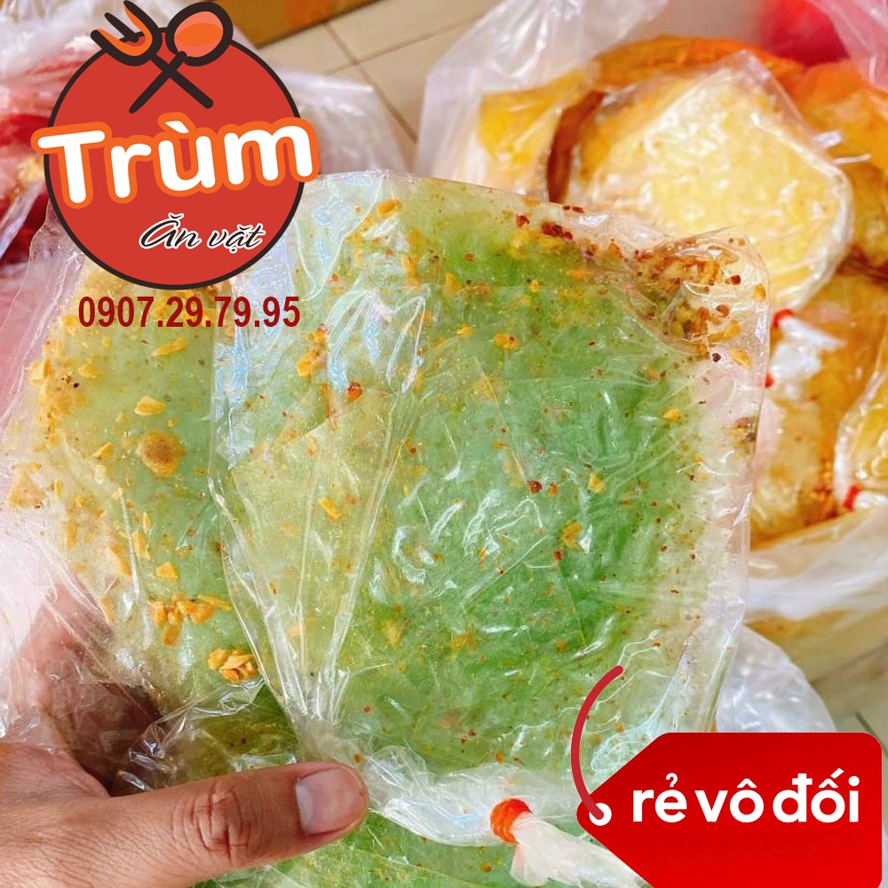 Bánh tráng Xì Ke trộn muối tỏi nhuyễn,  bịch lớn đặc sản Tây Ninh Trùm ăn vặt – TP HCM – trumanvat.net