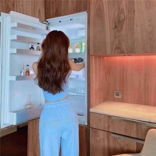 Set áo croptop quần bom