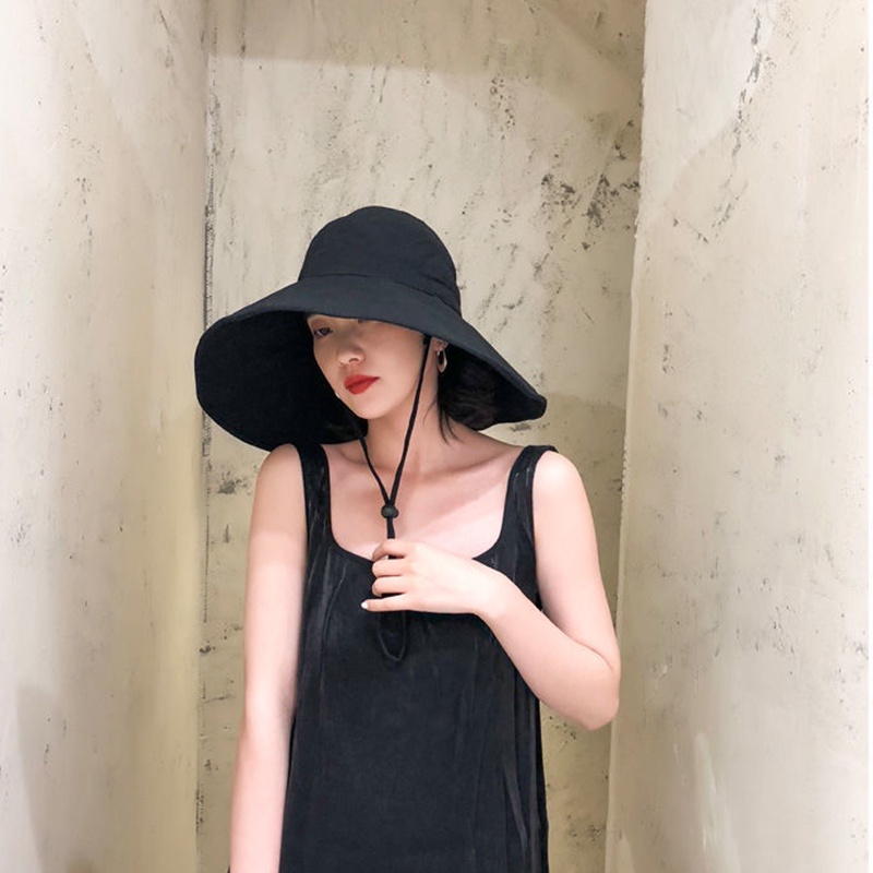 Nón Bucket Nữ / Nón Rộng Vành Nữ / Nón Tai Bèo Vành Rộng 15CM Chống Tia UV Thời Trang Mùa Hè Cho Nữ
