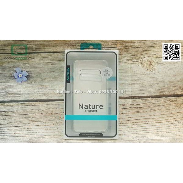 Ốp lưng Samsung S10 Nillkin dẻo trong siêu mỏng