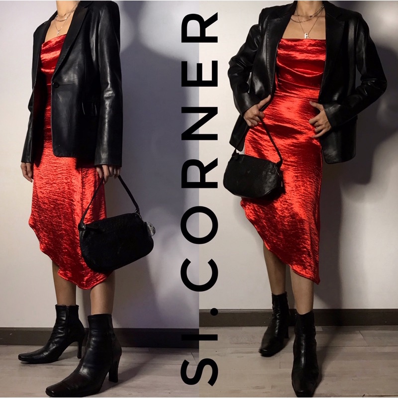 𝗟𝗘𝗔𝗧𝗛𝗘𝗥 𝗝𝗔𝗖𝗞𝗘𝗧 Áo khoác vest , blazer da thật 2hand | BigBuy360 - bigbuy360.vn