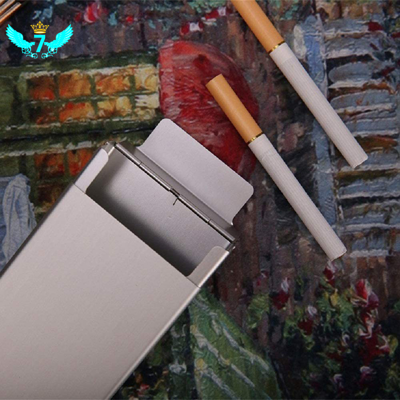 Hộp đựng thuốc lá 2 trong 1 chất liệu hợp kim nhôm chống thấm nước