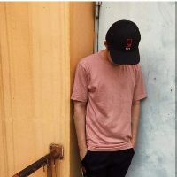 BASIC TEE - TAY LỬNG HỒNG RUỐC / ẢNH THẬT