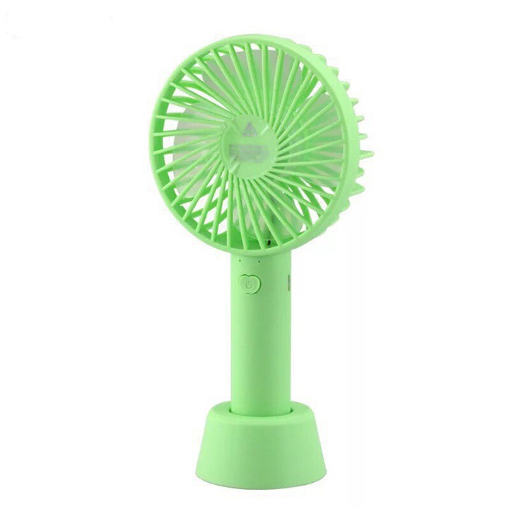 Quạt Sạc Mini Cầm Tay Có Đế Để Bàn 3 Chế Độ Gió - Giao màu ngẫu nhiên | BigBuy360 - bigbuy360.vn