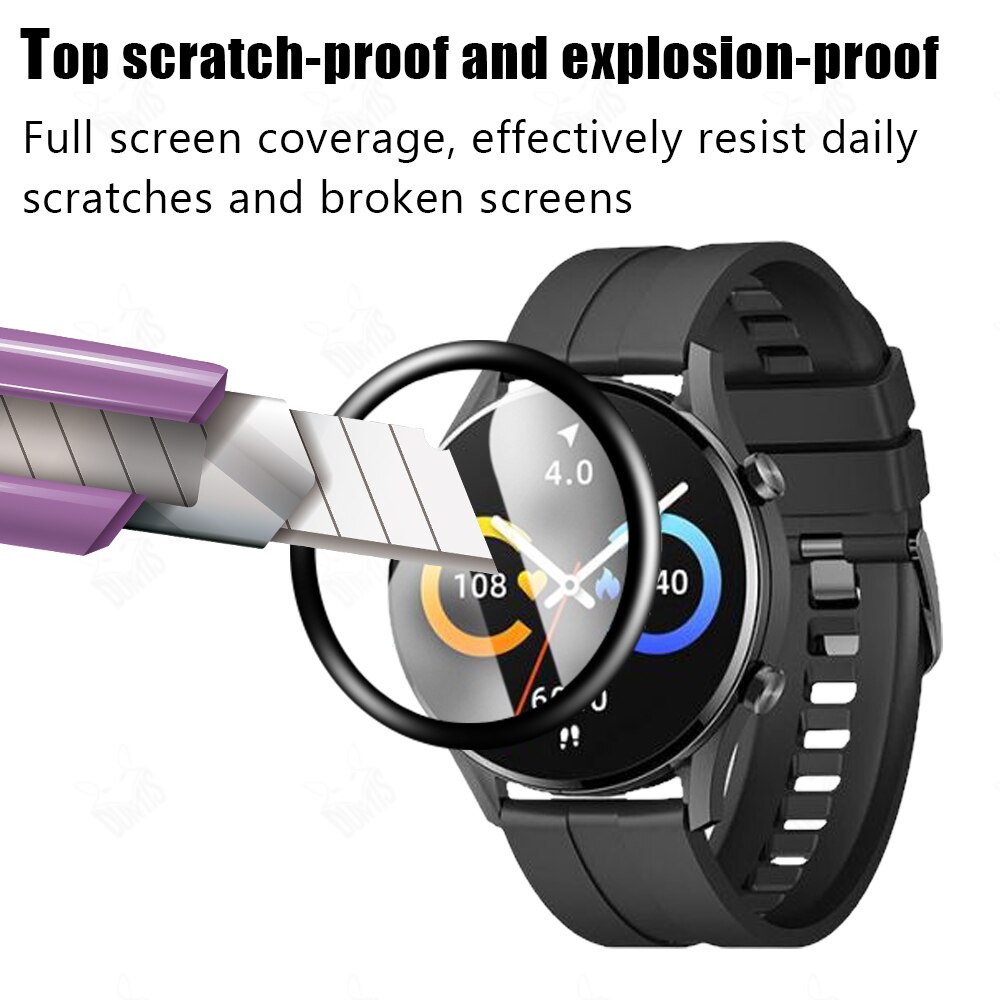 Ốp Bảo Vệ Mặt Đồng Hồ Viền Cong 3d Bằng tpu Cho Xiaomi IMILAB Watch W12 IMILAB W13
