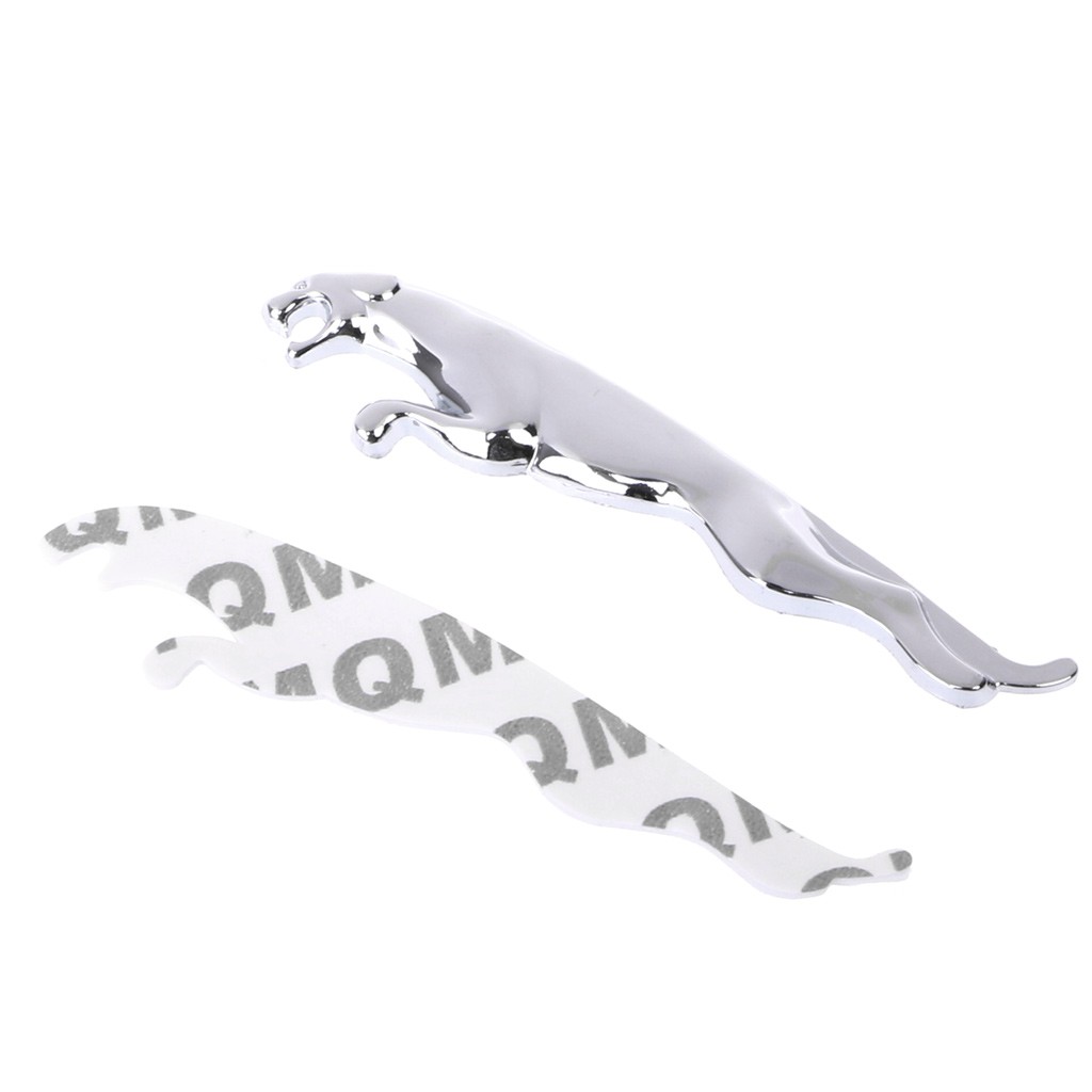 Miếng dán logo xe hơi bằng kim loại hình con báo 3D độc đáo sang trọng