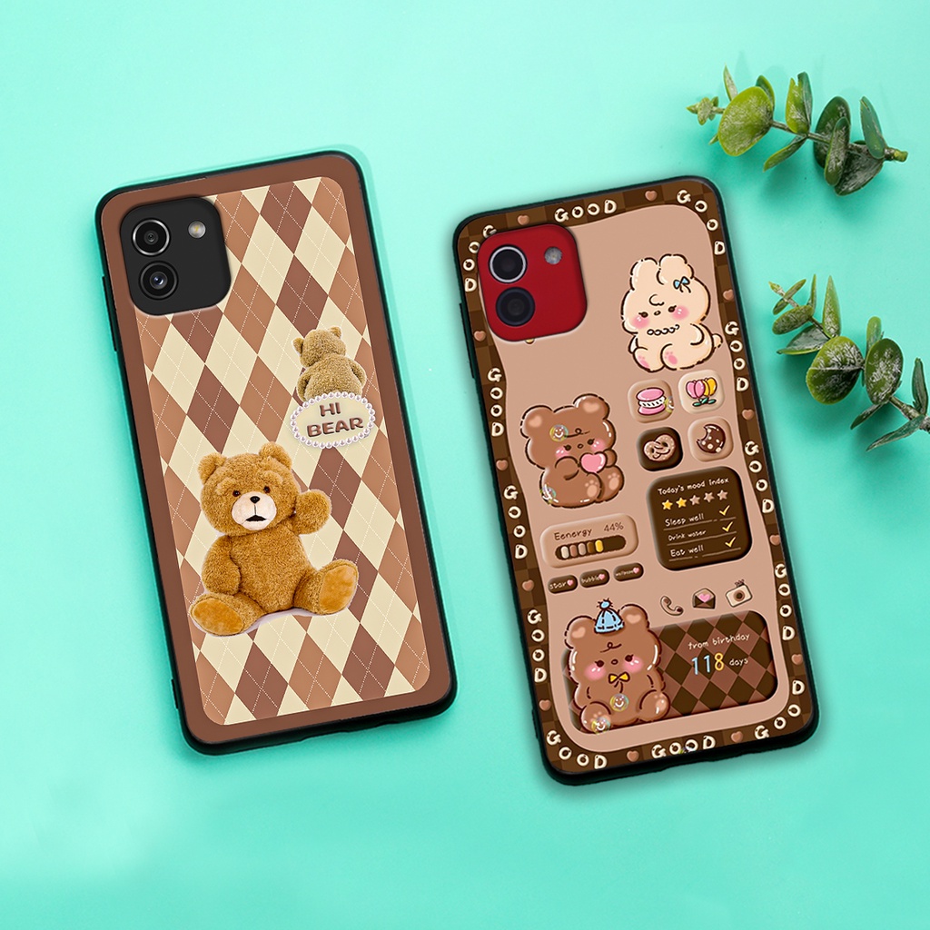 Ốp lưng Samsung A03 - Samsung A03 Core in hình gấu bear dễ thương, bền đẹp