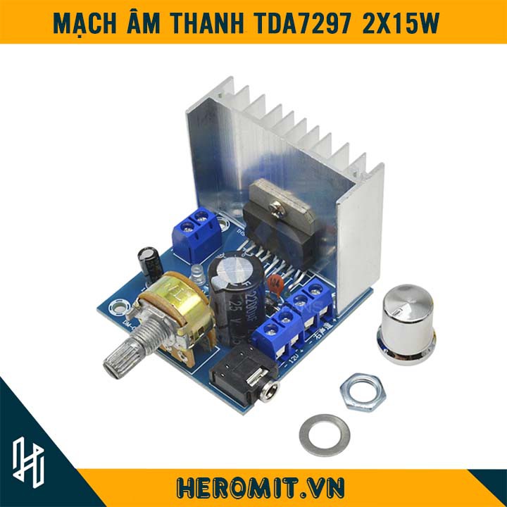 Mạch Khuếch Đại Âm Thanh TDA 7297 2x15w