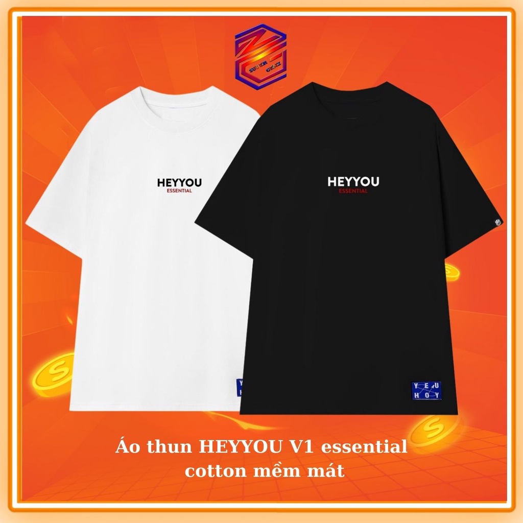 Áo thun local brand HEYYOU Hottrend, Áo thun tay lỡ form rộng unisex nam nữ Gonz.brand
