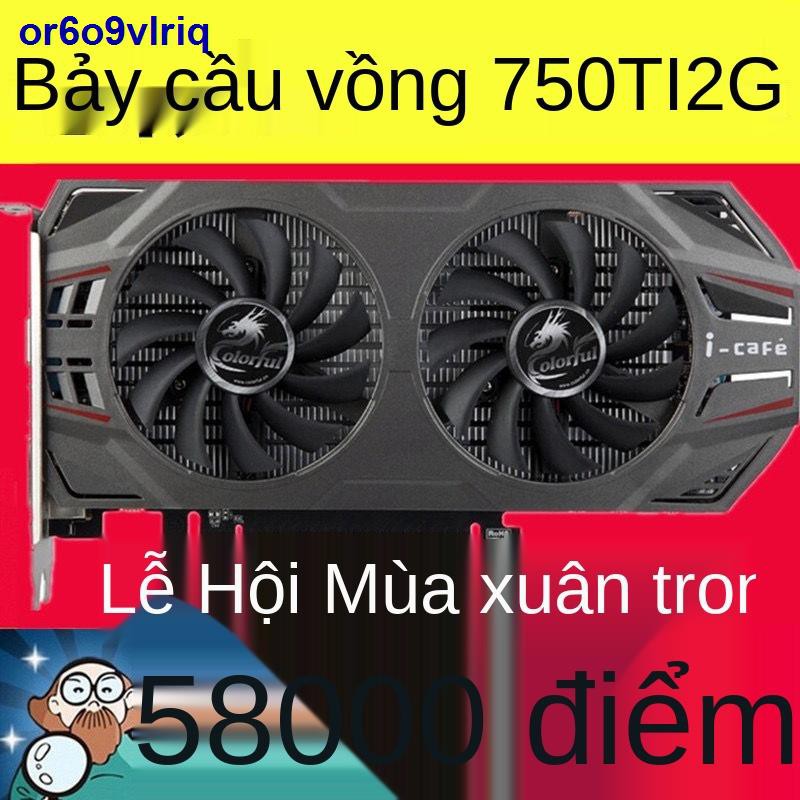 ☽☂Card đồ họa GTX650 750TI 950 960 Chicken card đồ họa 1G 2G chơi game độc ​​lập với máy tính để bàn 4G