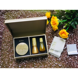 Set phấn sum losec tặng chai tinh chất vàng 10ml