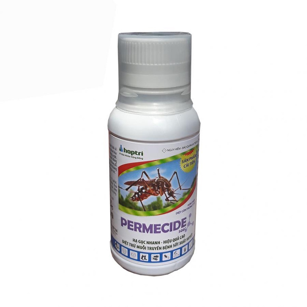 Permecide 50EC 100ml - Dung dịch pha phun tiêu diệt côn trùng ruồi muỗi