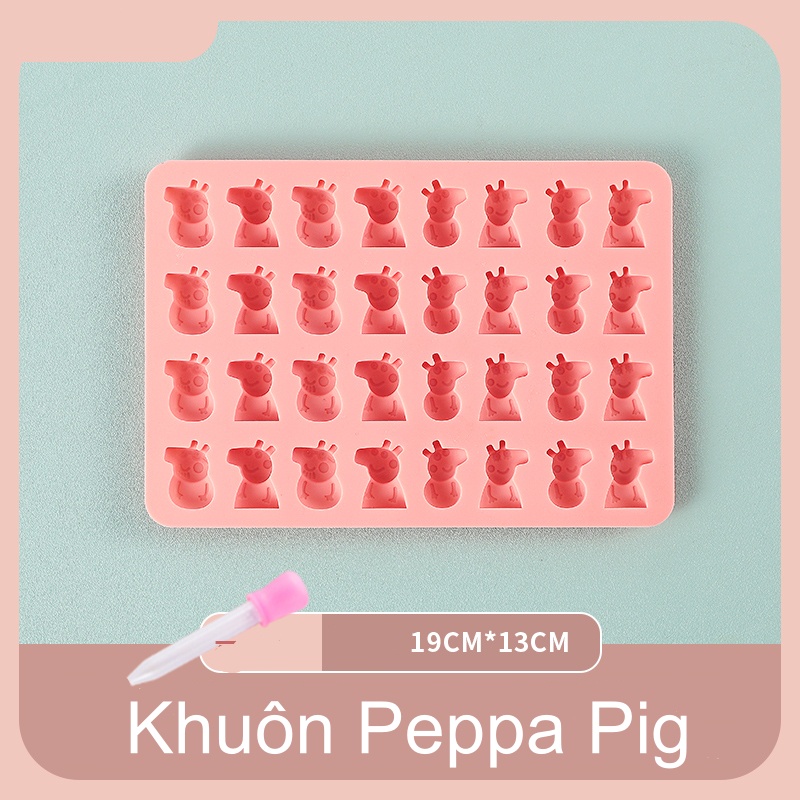 Khuôn Silicon Làm Kẹo Dẻo Cho Bé, Hàng Chịu Nhiệt Cao Cấp