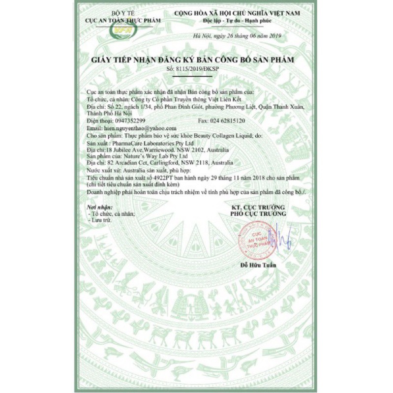 Collagen nước Nature's Way Beauty Collagen Liquid 500ml - Xuất xứ Úc | BigBuy360 - bigbuy360.vn