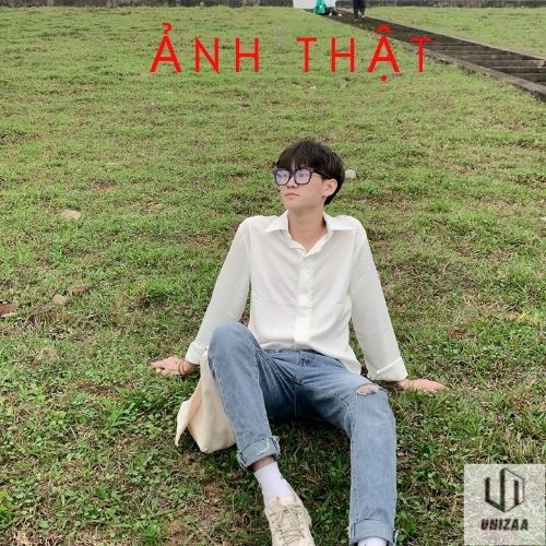 Áo sơ mi nam trắng đen tay dài vải lụa Unizaa chất không xù form rộng hàn mát lạnh phong cách công sở ASM41