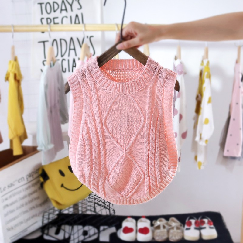 Áo Dệt Kim Sát Nách Cổ Tròn Màu Trơn Thời Trang Xuân Thu Mới❤Kho Sẵn Sàng ❤Bán Buôn Áo Len Dễ Phối Đồ | BigBuy360 - bigbuy360.vn
