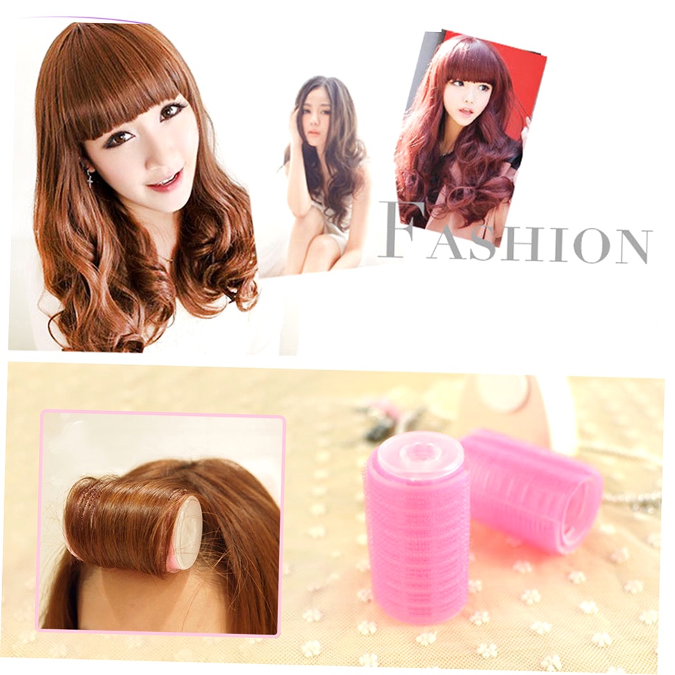 2 x Women Bangs Two Sizes Hair Styling Tools Curlers Hot Hair Rollers Double
