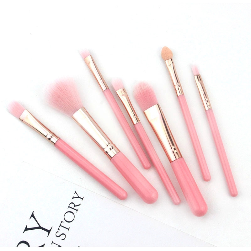 [Hàng mới về] Set 7 Cọ Trang Điểm Đa Năng Cho Mặt / Mắt / Má Hồng Tiện Dụng