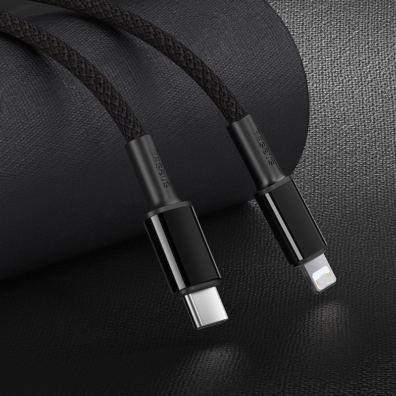 Cáp Sạc Nhanh Baseus 20W CATLGD Dây Bọc Dù Cho  11 I Phone 12 Pro XS Max XR X   Mini - TopLink