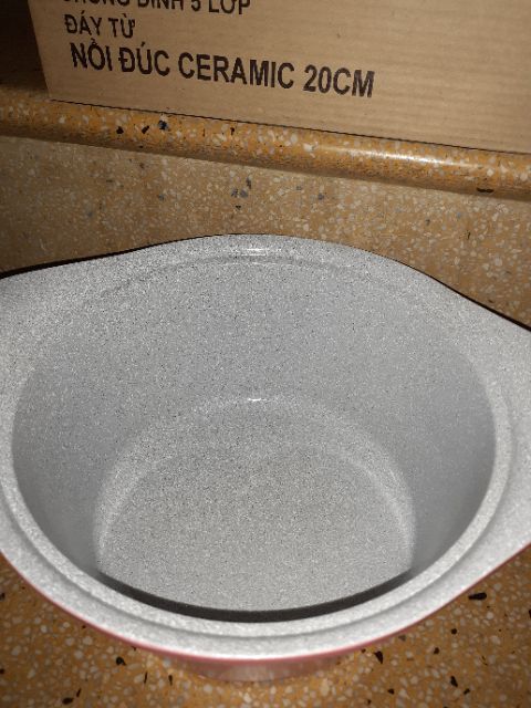 NỒI ĐÚC VÂN ĐÁ GREEN CÔK ĐÁY TỪ  20cm