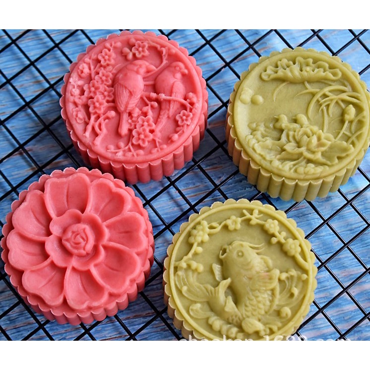 Khuôn Trung Thu 4 Mặt 100g