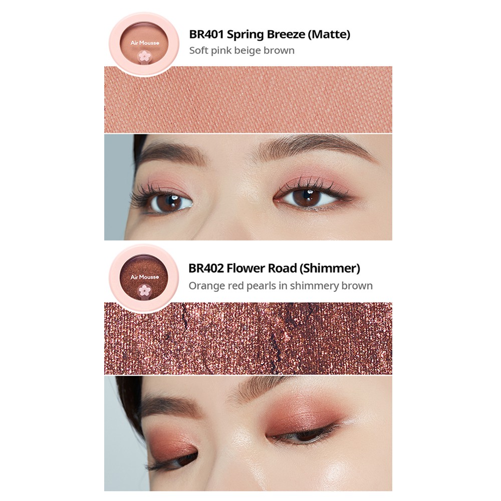 Phấn Mắt  Air Mousse Eyes Blossom Picnic Full Bảng Màu