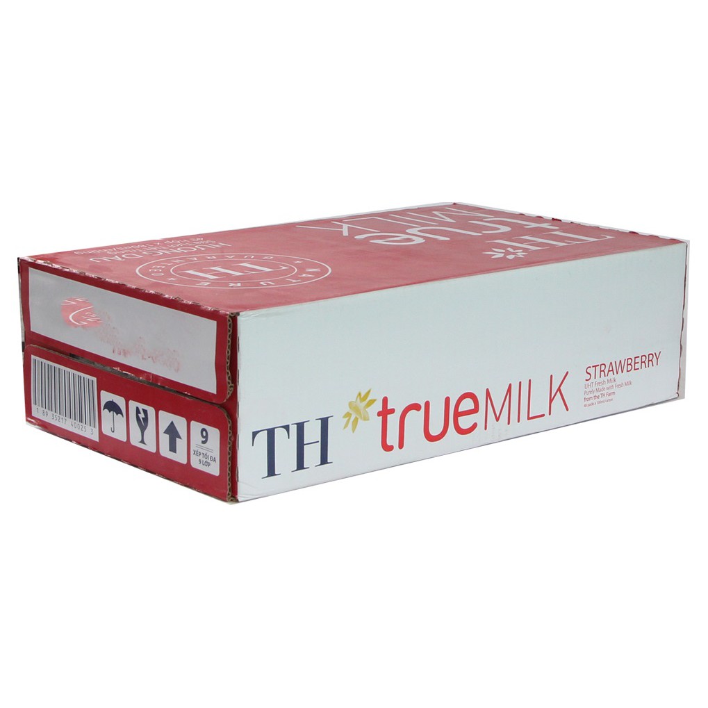 THÙNG 48 HỘP SỮA TH TRUE MILK 180ML CÓ ĐƯỜNG/ ÍT ĐƯỜNG/ SOCOLA/ DÂU/ KHÔNG ĐƯỜNG