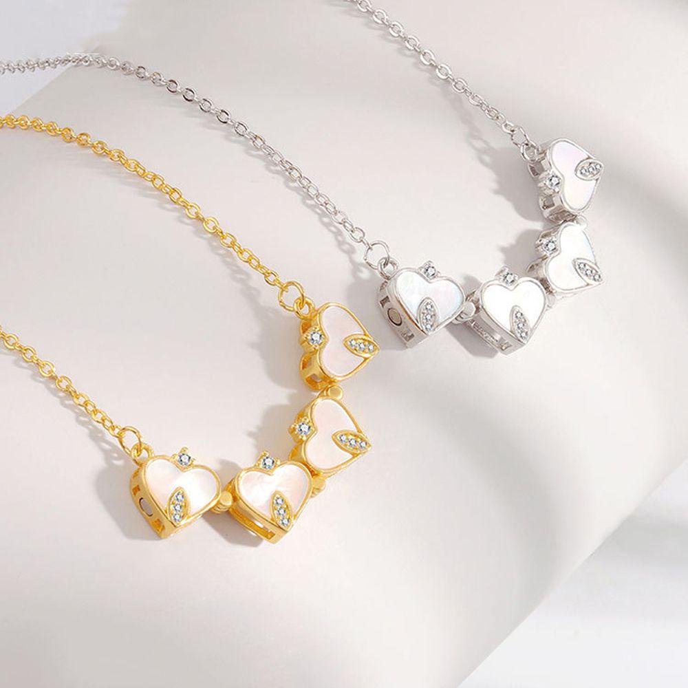 Vòng cổ Thép Titan Mặt Cỏ Bốn Lá Sáng Tạo Thanh Lịch Phong Cách Hàn Quốc