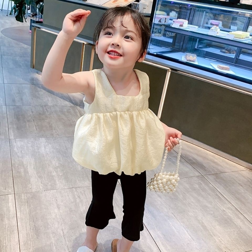 Áo thun sát nách in màu đơn giản kiểu 2023 cho nữ